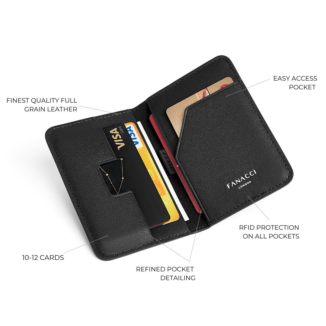 Achiever Slim Wallet - Starless Black