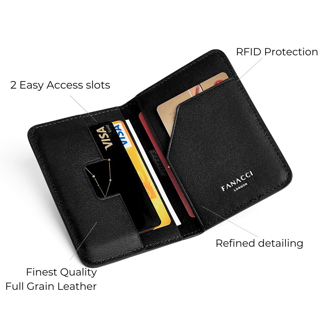 Achiever Slim Wallet - Starless Black