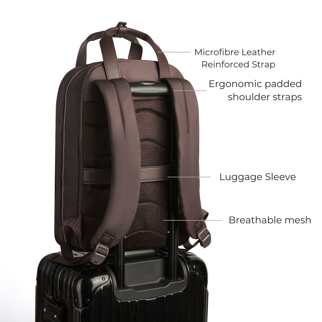 Innovator Organisational Backpack - Cafeine brown